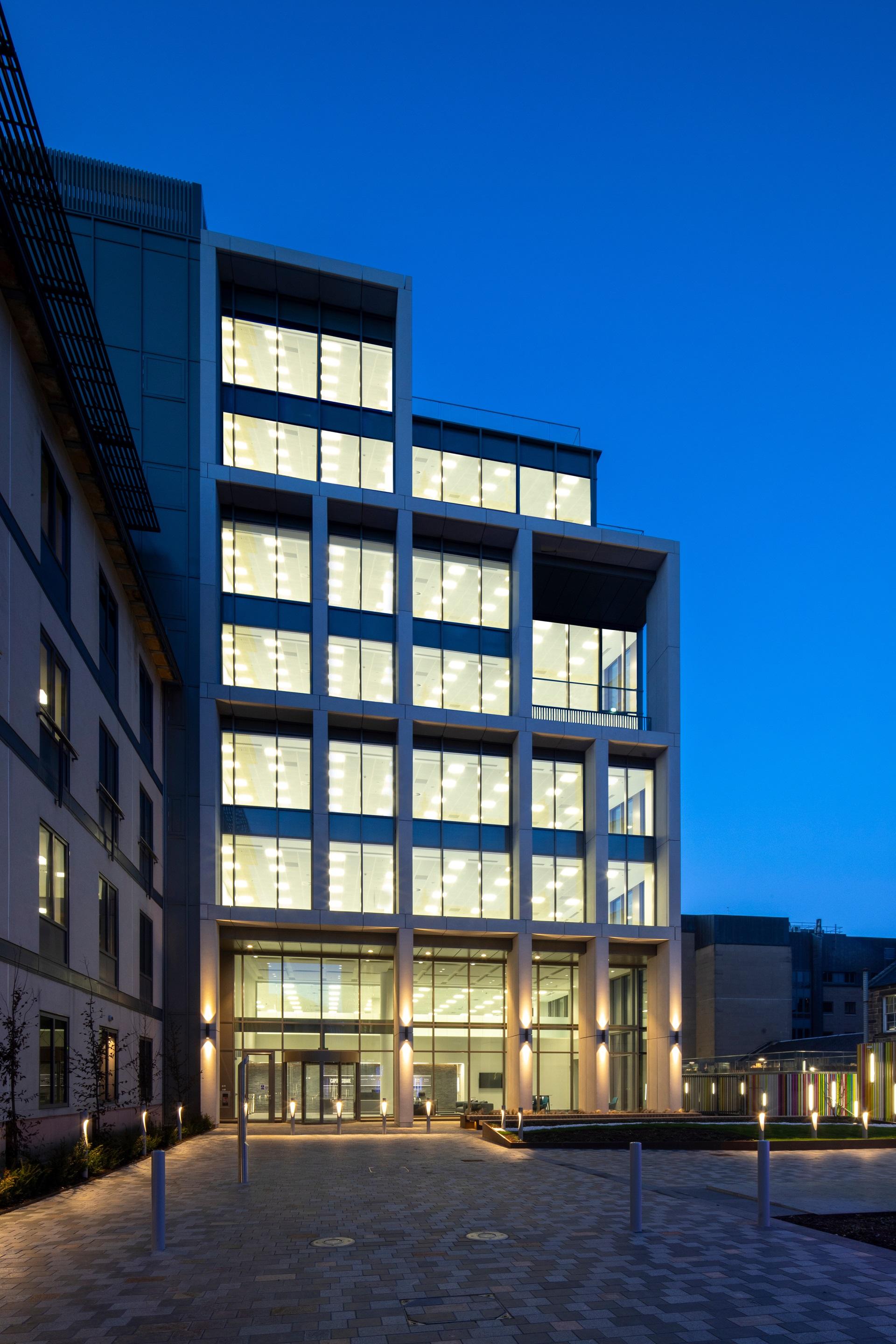 A photograph of the Capital Square office building in Edinburgh.