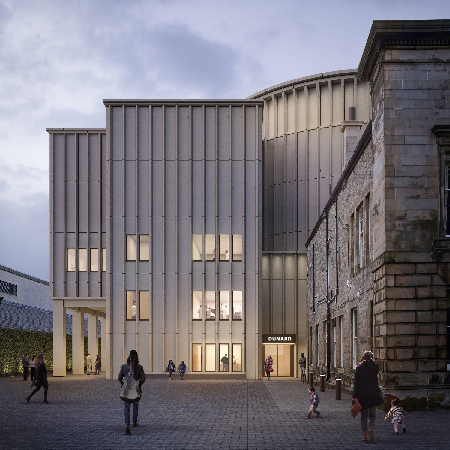 A CGI of the planned new Dunard Centre