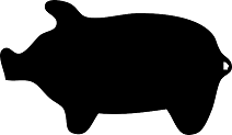 A graphic of a "piggy bank".